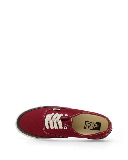 Vans Red Lx Authentic 44 Deck Sneakers