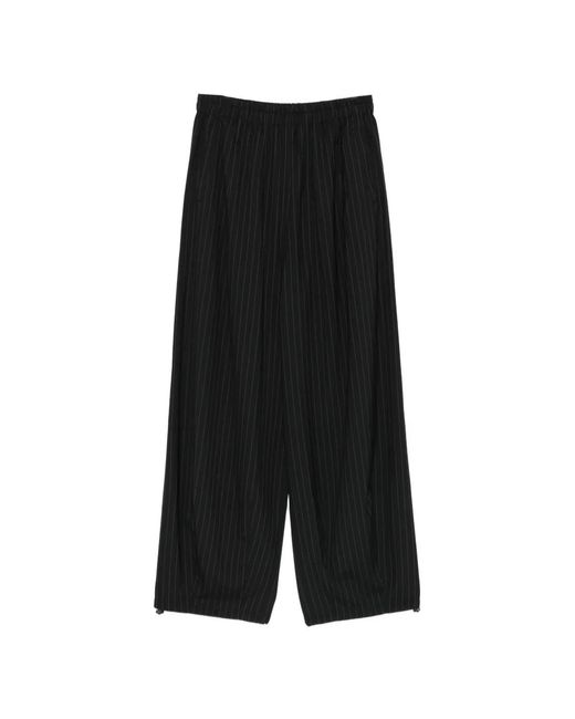 Frankie Shop Black Pinstripe Trousers