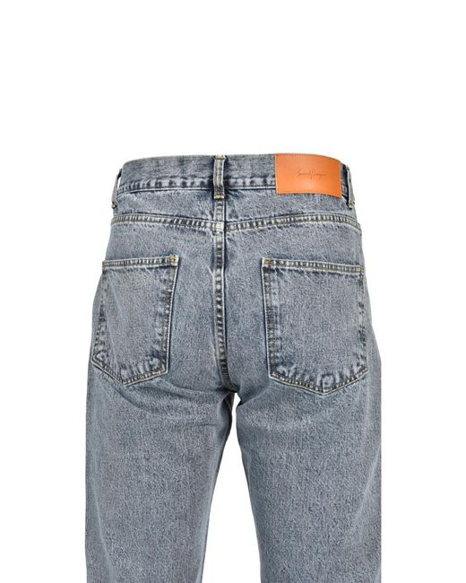 Second/Layer Big Papi Jeans Met Logo-Patch in het Blue voor heren