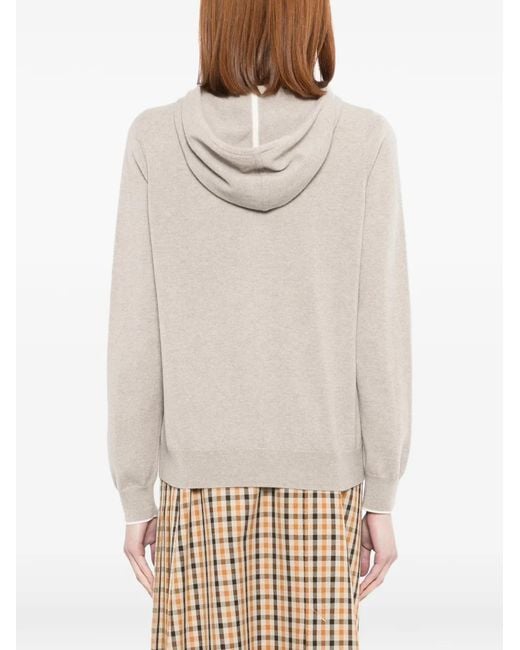 N.Peal Cashmere White Ada Hoodie