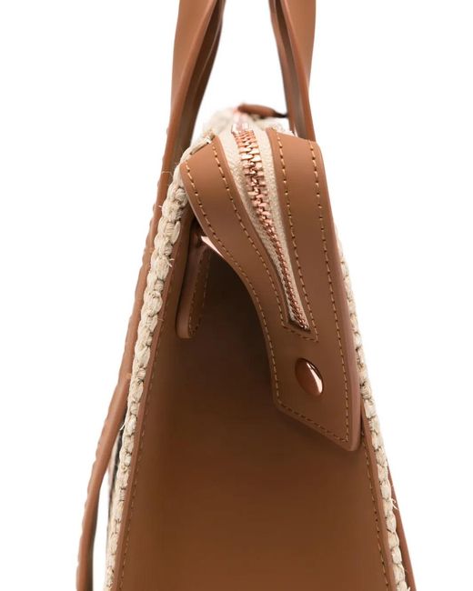 Alexander Smith Natural Small Jane Top-Handle Tote Bag