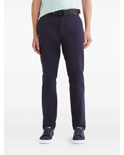 Calvin Klein Blue Belted Trousers for men
