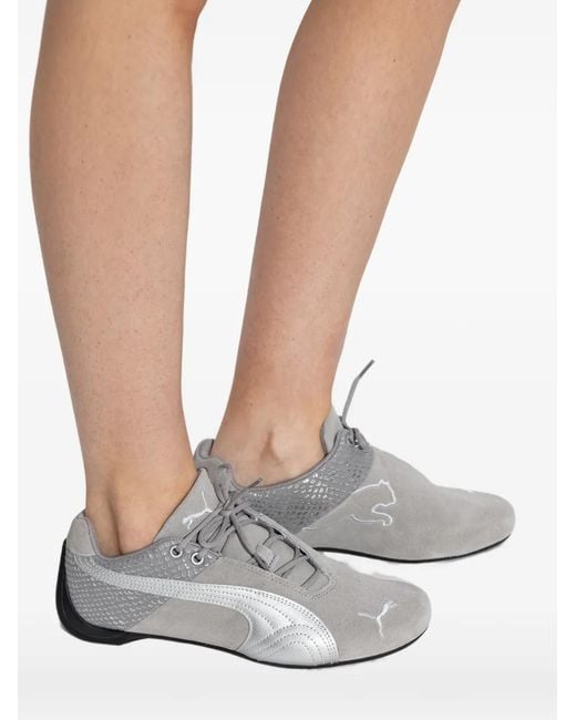 PUMA White Baskets Future Cat En Cuir