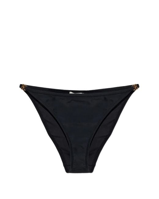 By Malene Birger Blue Logo-Details Bikini Bottoms