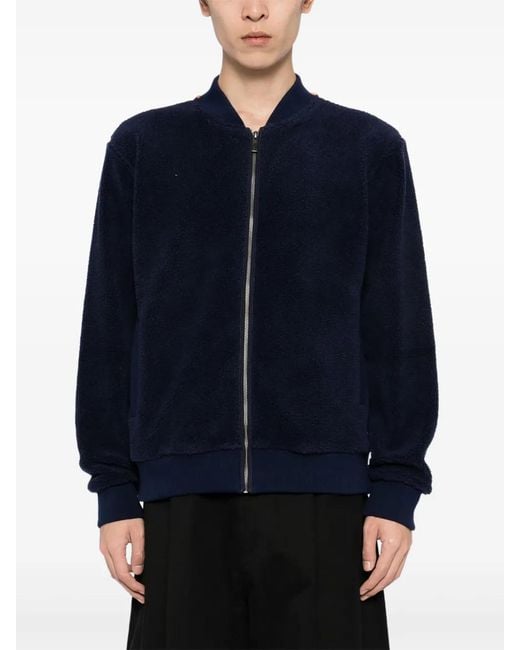 Agnes B. Blue Classe Bomber Jacket for men