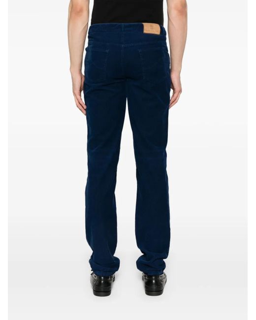 Pantalones con cinturilla elástica Brunello Cucinelli de hombre de color Blue