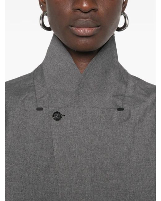 Coperni Gray Sleeveless Buttoned Blazer