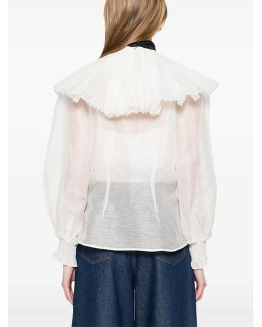 Camisa Illuminate Pierrot Zimmermann de color White