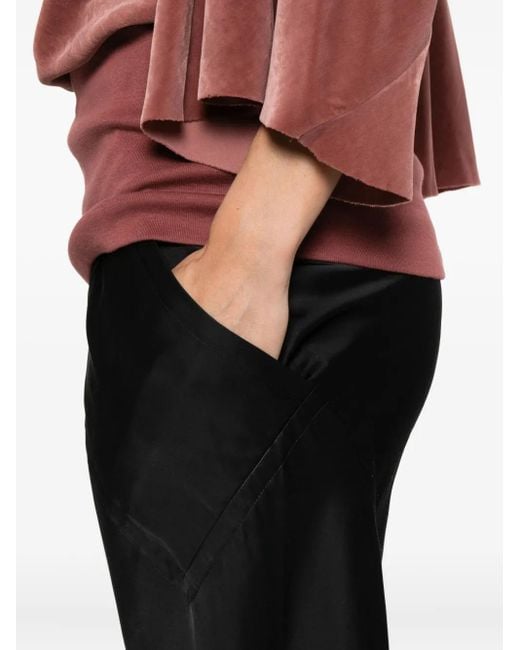 Pantalones con cordones en la cintura Rick Owens de color Black