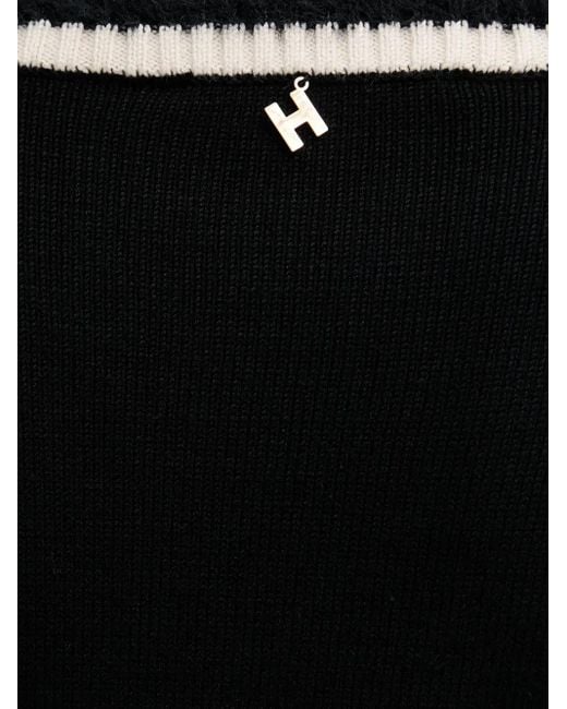 Jersey con cuello en V Silvian Heach de color Black