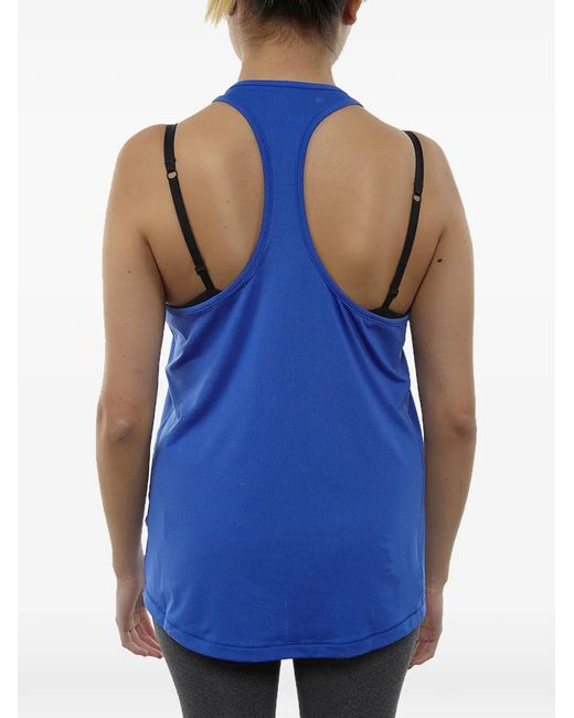Asics Emma Racerback Top in Blue | Lyst