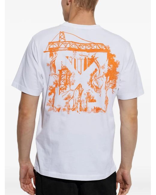 Off-White c/o Virgil Abloh White Arrows-Print T-Shirt for men