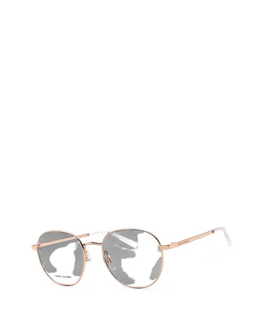 Marc Jacobs White Round-Frame Glasses
