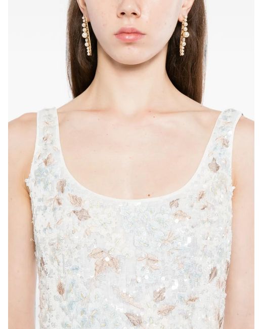Needle & Thread White Wisteria Shimmer Dress