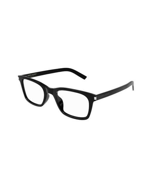 Saint Laurent Black Square-Frame Glasses for men