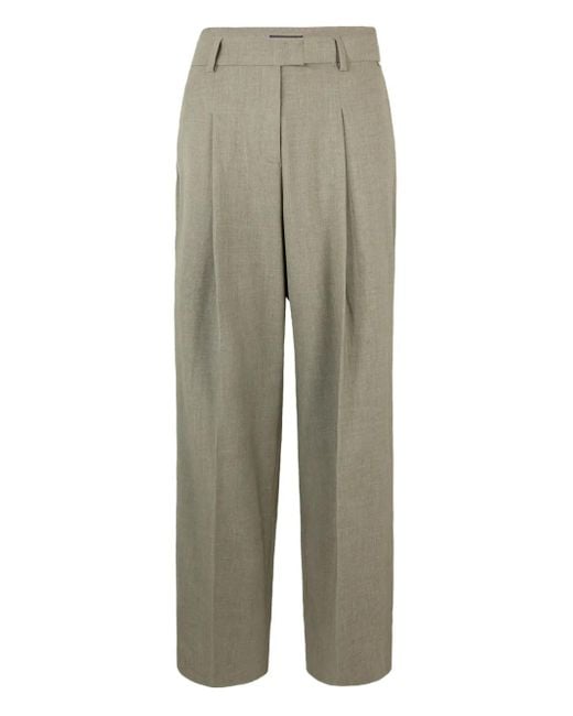 Liu Jo Broek Met Geplooide Zak in het Gray