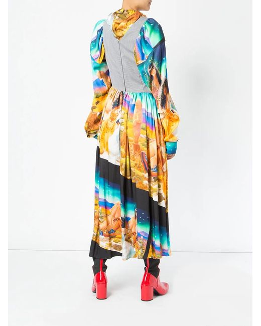 AALTO Multicolor Printed Dress