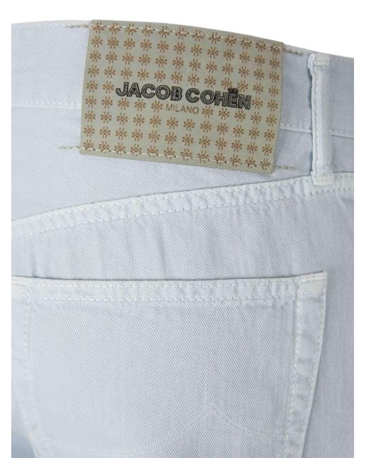 Jacob Cohen Blue Pocket Jeans for men