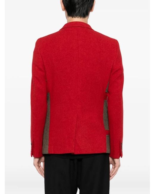 Comme des Garçons Red Patch-Work Jacket for men