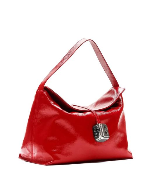 Gcds Red Mega Comma Shoulder Bag