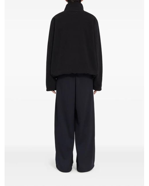 MM6 MAISON MARGIELA X SALOMON Blue Logo Turtleneck Sweatshirt for men