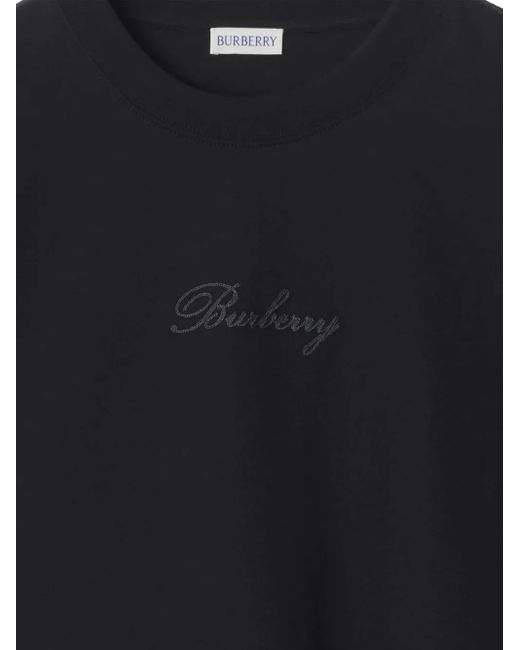 Burberry Katoenen T-Shirt Met Logo in het Black voor heren