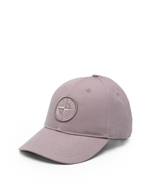 Casquette À Patch Logo Stone Island pour homme en coloris Purple