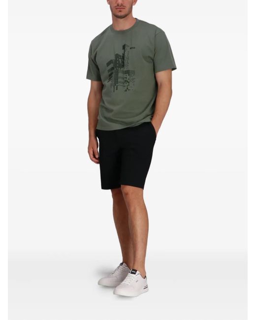 Boss Green Graphic-Print T-Shirt for men