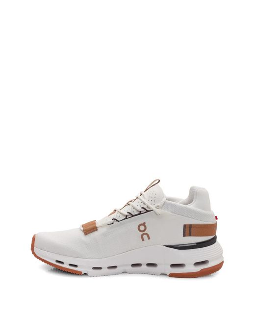 On Shoes White Cloudnova 2 Running Sneakers for men