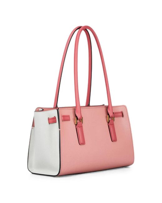 Michael Kors Pink Small Hamilton Moderne Leather Tote Bag