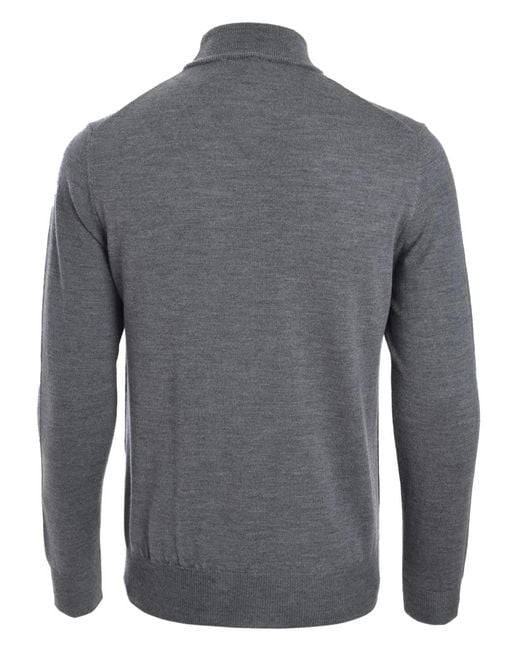 Tombolini Gray Wool Sweater for men