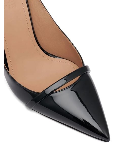 Malone Souliers Black Crawford Pointed-Toe Pumps