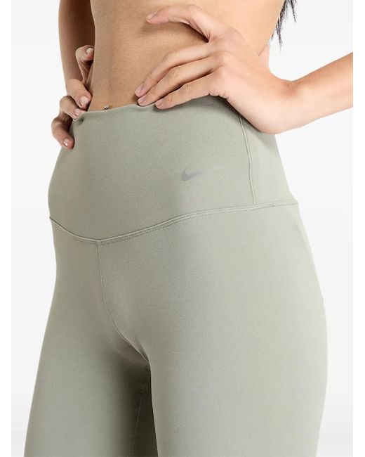 Nike White Logo-Print Leggings
