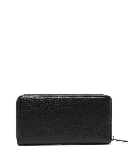 Liu Jo Black Logo-Lettering Wallet