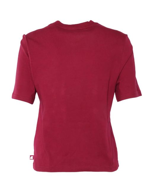 K-Way Red Amilly Crewneck Short-Sleeve T-Shirt