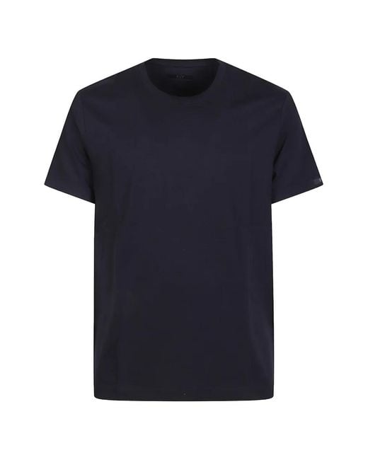 Fay Blue Crewneck T-Shirt for men