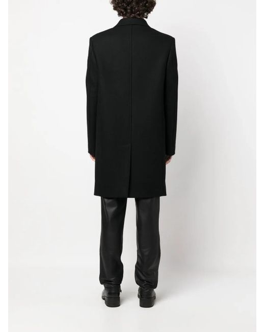 1017 ALYX 9SM Black Single-Breasted Coat for men