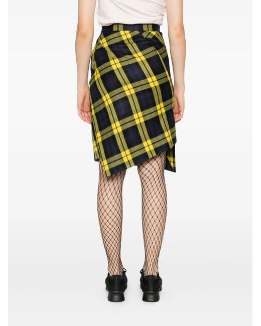 Vivienne Westwood Infinity チェック スカート Yellow