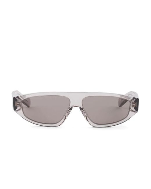 メンズ Prada ジオメトリックフレーム サングラス Gray