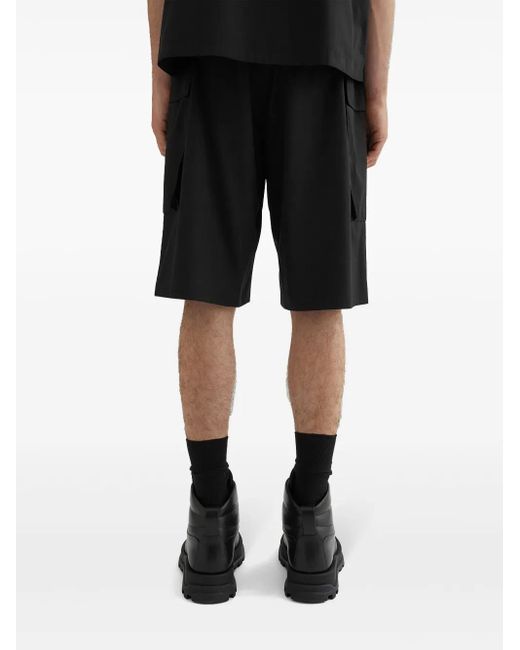 Jil Sander Black Poplin Shorts for men