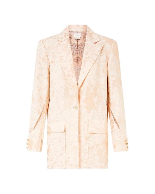 Camilla Natural Floral Blazer