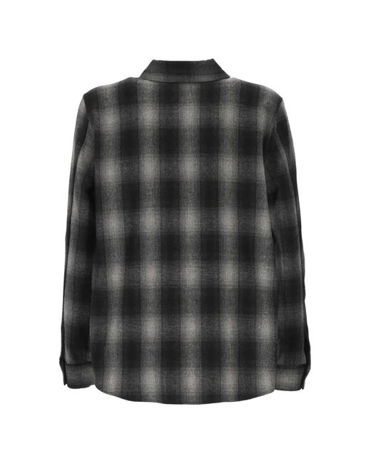 Emme Black Check-Pattern Shirt