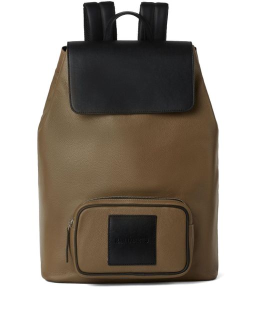 Karl Lagerfeld Black K/summer Leather Backpack for men
