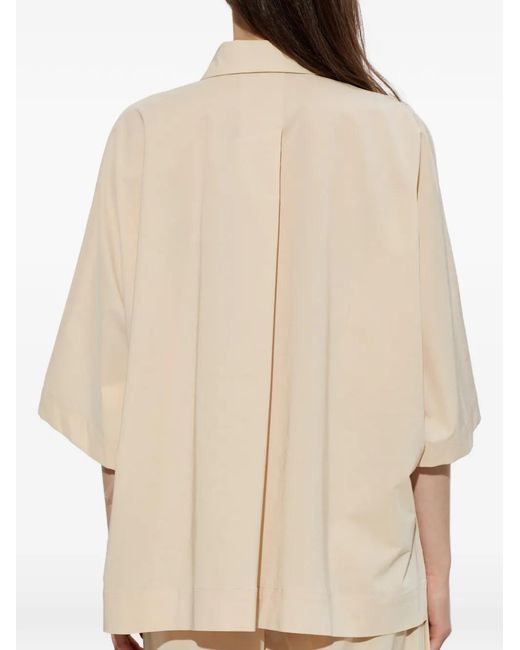 Issey Miyake Natural Concealed-Button Shirt