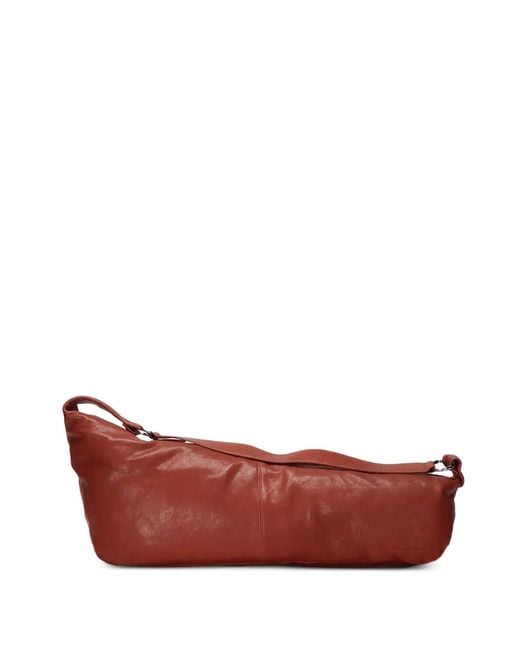 Paloma Wool Red Dry Leather Backpack
