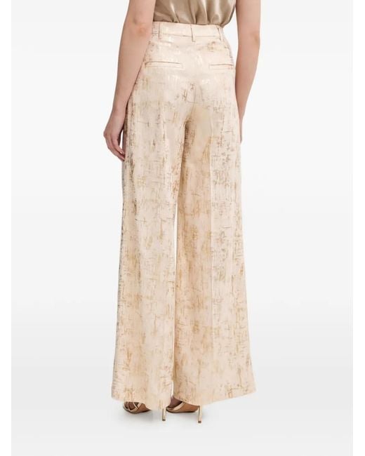 Silvian Heach Natural Belt-Loop Trousers