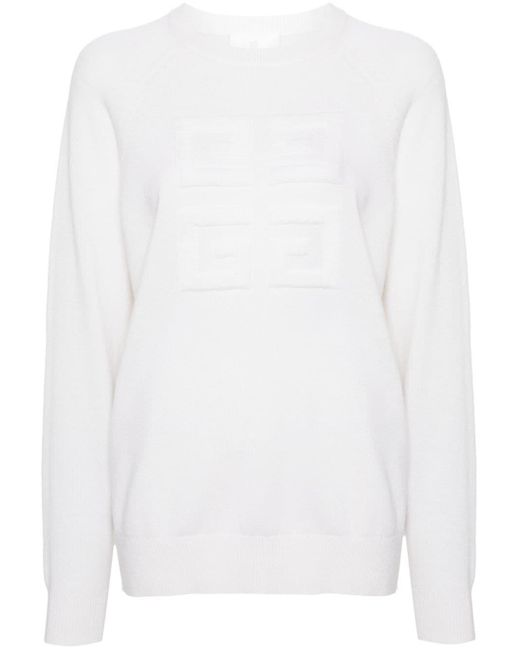 Pull à motif 4G Givenchy en coloris White