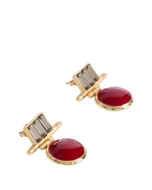 LaDoubleJ Brown Shen Loop Earrings