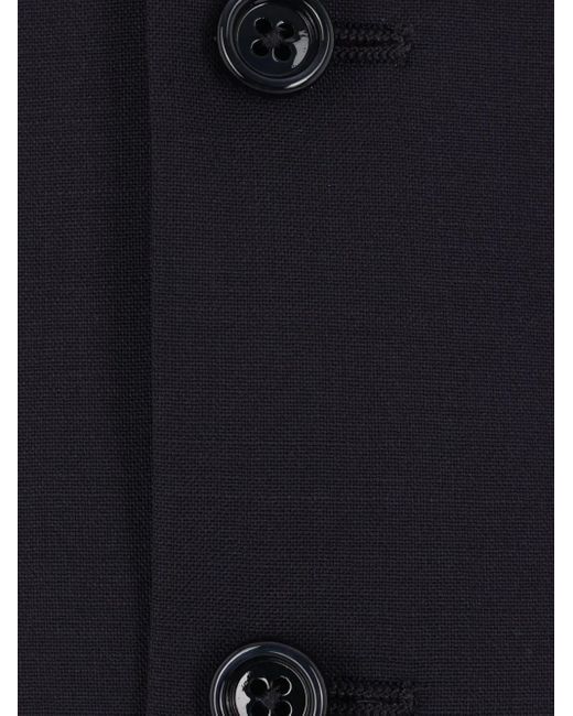 メンズ Lardini シングルブレスト ベスト Blue
