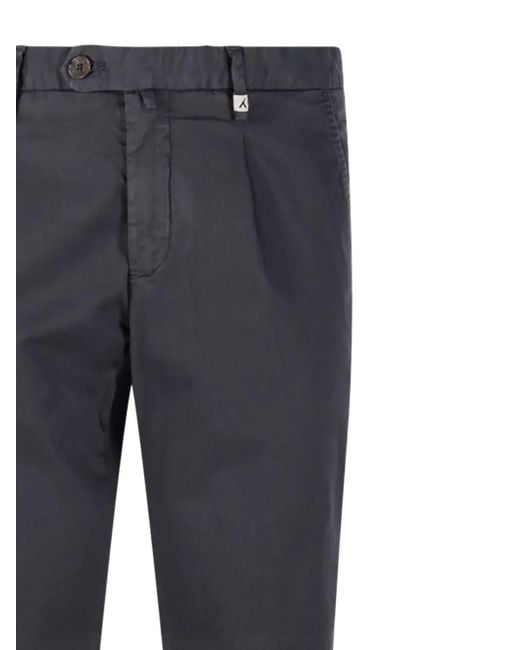 Myths Broek Met Omgeslagen Pijpen in het Blue voor heren